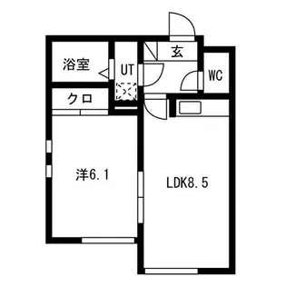 スプレッドK【1階】の間取り