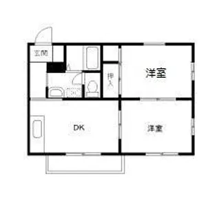 メゾン・ド・チャコII【2階】の間取り