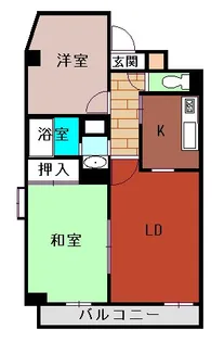 リバーシティ上杉【4階】の間取り