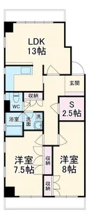 ドエルセントラル【6階】の間取り