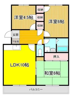 静岡県駿東郡清水町徳倉【マンション】の間取り