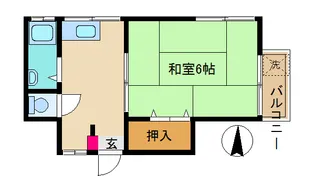 ニュープリンス【2階】の間取り