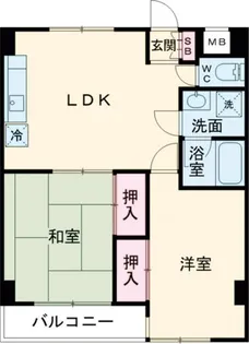 コスモリード篠崎駅前【7階】の間取り