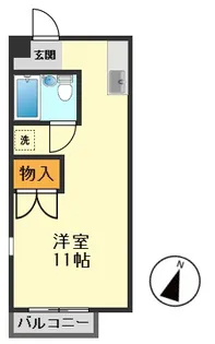 東京都江戸川区東小岩5【アパート】の間取り
