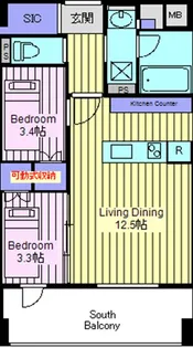YG residence 壱番館【2階】の間取り