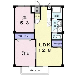 香川県高松市香川町川東下【アパート】の間取り
