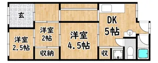 大阪府大阪市生野区勝山南2【一戸建】の間取り