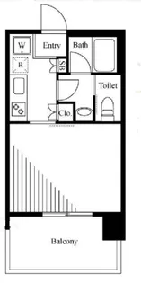 1Kの間取り画像