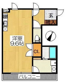 M.RESIDENCE目黒【2階】の間取り
