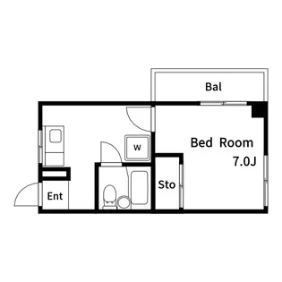 熊谷ビル【4階】の間取り