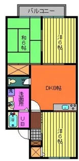 ピースライフパレス A棟【2階】の間取り