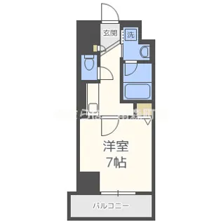 大阪府大阪市西区京町堀2【マンション】の間取り