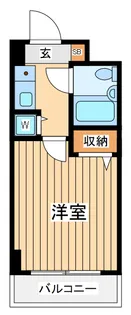 クレッセント新川崎【1階】の間取り