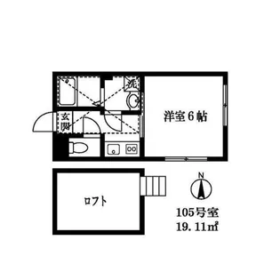ブリーズ学芸大【1階】の間取り