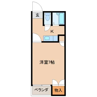 マインプラッツII【1階】の間取り