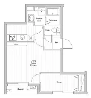 東京都江東区亀戸3【マンション】の間取り