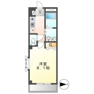メゾン ド ソワ【1階】の間取り