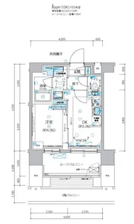 メインステージ浮間舟渡【7階】の間取り