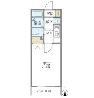 CLAP市谷柳町【3階】の間取り
