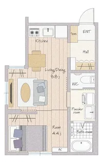 CASITA鴻巣【3階】の間取り