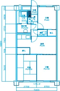 神奈川県川崎市宮前区小台2【マンション】の間取り