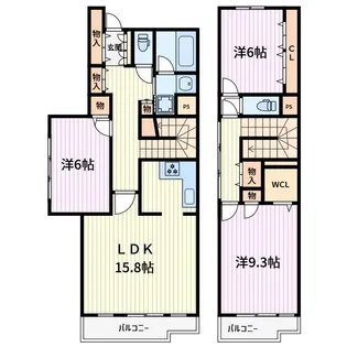 LaBrevita【5階】の間取り