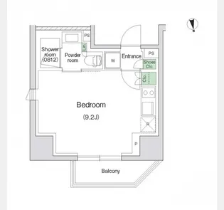 スタイリオ川崎【6階】の間取り