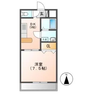 グリーンヒル【2階】の間取り