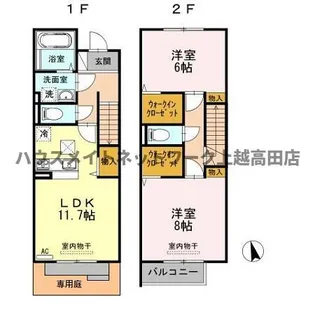 モンステラの間取り