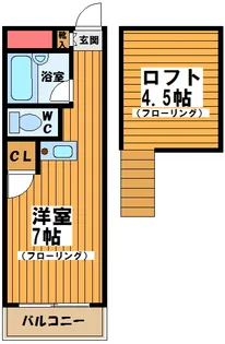 東京都調布市国領町5【アパート】の間取り