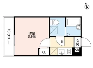 フォレスティ船堀【2階】の間取り