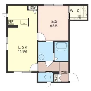 ケンヒルズ【1階】の間取り