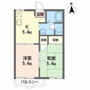 ヴィラパルク【2階】の間取り