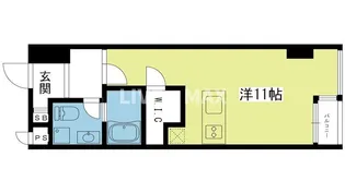 グランスイート鴨川【4階】の間取り