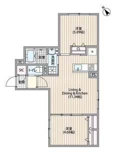 エルファーロ日暮里【3階】の間取り