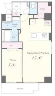 グランデュール秋葉原【7階】の間取り