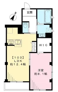 セント・モリス【1階】の間取り