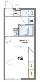 レオパレスノミヤマ【2階】の間取り