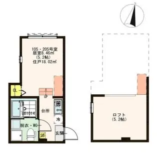ハーモニーテラス北小岩VII【1階】の間取り
