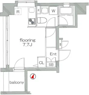 ザ・プレミアムスイートヨコハマ【10階】の間取り