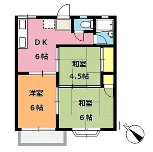 カーサ上尾本町【1階】の間取り