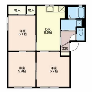 エスポワール21【1階】の間取り