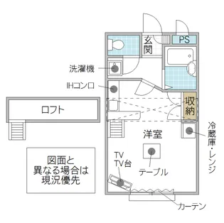 クレール堀 1号棟【2階】の間取り