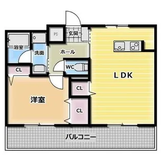 ルークロエ【2階】の間取り