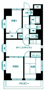 パークレジデンス大森【6階】の間取り