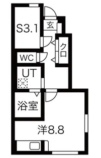 M&T神町北 I【1階】の間取り