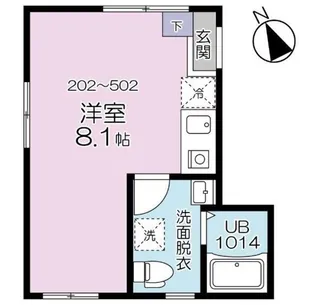 グランソレイユ【5階】の間取り