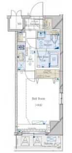 東京都江東区高橋【マンション】の間取り