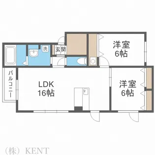 エスペランサ【1階】の間取り