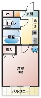 ラフィネ津田沼【2階】の間取り